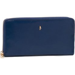 Duży Portfel Damski PUCCINI - Z1962 Blue 7A. Niebieskie portfele damskie Puccini, bez wzorów, ze skóry. W wyprzedaży za 139,00 zł.
