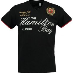 T-shirty męskie z nadrukiem: Koszulka „Jamilton” w kolorze czarnym