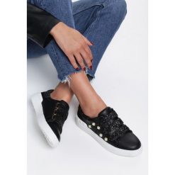 Czarne Buty Sportowe My Sweet Sunshine. Czarne buty sportowe damskie Renee, z aplikacjami, sportowe. Za 59,99 zł.