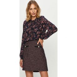 Tommy Hilfiger - Bluzka. Bluzki damskie TOMMY HILFIGER, na co dzień, w kwiaty, z wiskozy, casualowe, ze stójką, z długim rękawem. Za 449,90 zł.