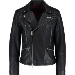Kurtki męskie bomber: AllSaints RANGO BIKER Kurtka skórzana black