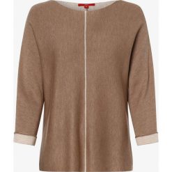 S.Oliver - Sweter damski, beżowy. Brązowe swetry damskie S.Oliver, s, bez wzorów, z dzianiny, eleganckie, bez rękawów, bez kaptura. Za 229,95 zł.