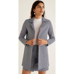 Mango - Płaszcz Polo. Niebieskie kurtki damskie Mango, s, bez wzorów, z elastanu, klasyczne, bez kaptura. Za 229,90 zł.