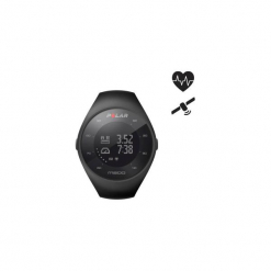 Zegarek do biegania GPS z czujnikiem kardio M200 (M/L). Czarne zegarki męskie Polar. Za 499,99 zł.