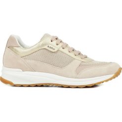 Geox Airell Tenisówki Złoty Beżowy. Żółte trampki i tenisówki damskie Geox, bez wzorów, ze skóry, bez zapięcia. Za 464,95 zł.