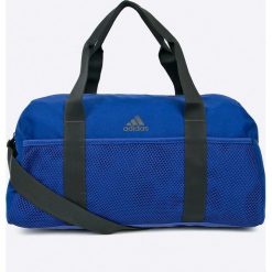 Adidas Performance - Torba. Niebieskie torebki klasyczne damskie marki adidas Performance, w paski, z poliesteru, sportowe, na ramię. W wyprzedaży za 119,90 zł.