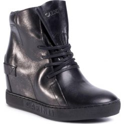 Sneakersy CARINII - B3519 NS-E50-000-PSK-B88. Czarne półbuty damskie Carinii, ze skóry. Za 439,00 zł.