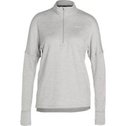 Topy sportowe damskie: Nike Performance RUNNING THERMA SPHERE Koszulka sportowa wolf grey/heather/silver