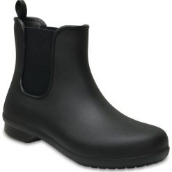 Crocs Women's Crocs Freesail Chelsea Boot Black/Black W6 (36,5). Czarne buty sportowe damskie Crocs, bez wzorów, sportowe. W wyprzedaży za 179,00 zł.