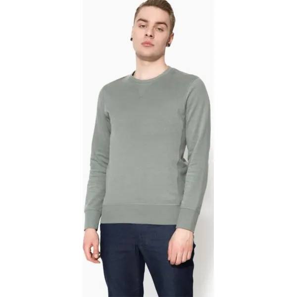 Confront Bluza Fond , zielony, rozmiar L. Zielone bluzy męskie Confront, m, bez wzorów, z bawełny, klasyczne, z klasycznym kołnierzykiem, bez rękawów, bez kaptura. W wyprzedaży za 49,99 zł.