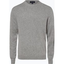 Andrew James - Sweter męski z dodatkiem kaszmiru, szary. Szare swetry klasyczne męskie Andrew James, l, z kaszmiru. Za 229,95 zł.