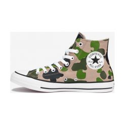 Converse Chuck Taylor All Star Hi Tenisówki Zielony Brązowy. Pomarańczowe trampki męskie Converse, bez wzorów, z materiału, retro, bez zapięcia. Za 343,95 zł.