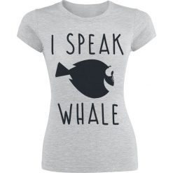 Bluzki damskie: Gdzie jest Nemo? I Speak Whale Koszulka damska odcienie szarego