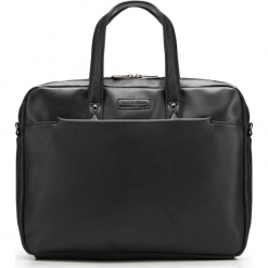 Torba na laptopa 87-3P-503-1. Czarne torby na laptopa Wittchen, w paski. Za 279,00 zł.
