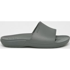 Crocs - Klapki. Szare kapcie męskie Crocs, z gumy, bez zapięcia. W wyprzedaży za 79,90 zł.