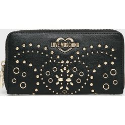Love Moschino - Portfel. Czarne portfele damskie marki Love Moschino, z materiału. Za 489,90 zł.
