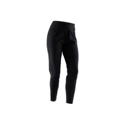 Spodnie dresowe Gym & Pilates 100 damskie. Czarne spodnie damskie DOMYOS, xl, z elastanu. Za 39,99 zł.