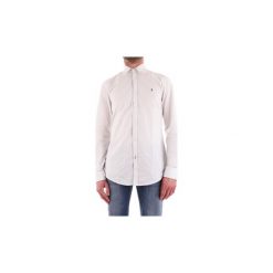 Koszule z długim rękawem Trussardi 52C00058-1T002235. Niebieskie koszule męskie Trussardi, m, bez wzorów, bez kołnierzyka, z długim rękawem. Za 365,12 zł.