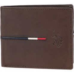 U.S. POLO ASSN. portfel męski Little Elm Horizontal Wallet, brązowy. Pomarańczowe portfele męskie U.S. Polo Assn., bez wzorów. Za 209,00 zł.
