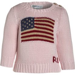 Polo Ralph Lauren AMERICAN Sweter french pink. Czerwone swetry dziewczęce marki Polo Ralph Lauren, z bawełny, polo. W wyprzedaży za 202,95 zł.