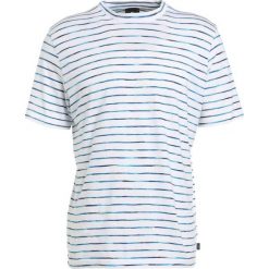 PS by Paul Smith MENS REGULAR FIT Tshirt z nadrukiem white blue stripe. Białe koszulki polo męskie marki PS by Paul Smith, m, z nadrukiem, z bawełny. Za 339,00 zł.