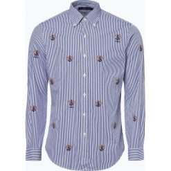 Polo Ralph Lauren - Koszula męska, niebieski. Niebieskie koszule męskie Polo Ralph Lauren, m, w paski, z bawełny, polo, bez rękawów. Za 659,95 zł.