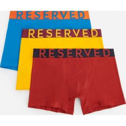 Kolorowe bokserki 3 pack - Żółty. Żółte bokserki męskie Reserved, bez wzorów. Za 59,99 zł.