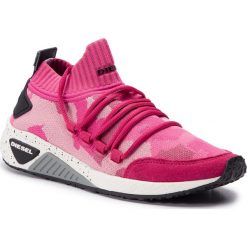 Sneakersy DIESEL - S-Kb Sl W Y01928 P2166 H7197 Pink Carnation/Carmi. Różowe półbuty damskie Diesel, z tworzywa sztucznego. Za 919,00 zł.
