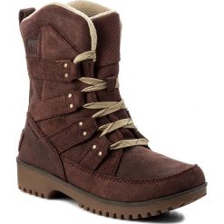 Buty zimowe damskie: Śniegowce SOREL – Meadow Lace NL2208 Redwood 628