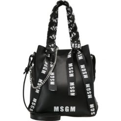 Torebki klasyczne damskie: MSGM NASTRO LOGO MINI Torebka black