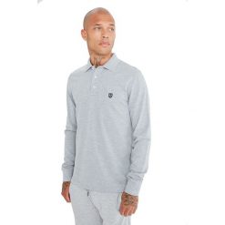 Koszulka polo w kolorze szarym. Szare koszulki męskie Jimmy Sanders, xxl, bez wzorów, z bawełny, bez rękawów. W wyprzedaży za 114,95 zł.