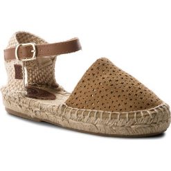 Sandały GIOSEPPO - Lilestar 39672-36 Camel. Pomarańczowe sandały dziewczęce Gioseppo, z zamszu, bez zapięcia. W wyprzedaży za 129,00 zł.