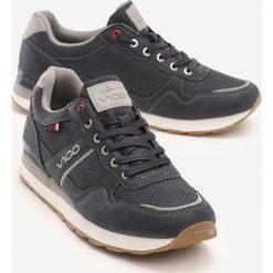 Granatowe Półbuty Emerald. Niebieskie buty sportowe męskie Born2be, na sznurówki. Za 99,99 zł.