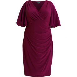 Lauren Ralph Lauren Woman MILDIA Sukienka z dżerseju exotic ruby. Czerwone sukienki z falbanami marki Lauren Ralph Lauren Woman, z dżerseju. Za 629,00 zł.