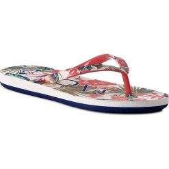 Japonki ROXY - ARGL100031 Rgb. Szare klapki dziewczęce marki Roxy, ze skóry ekologicznej. Za 85,00 zł.
