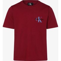 Calvin Klein Jeans - T-shirt męski, czerwony. Czerwone t-shirty męskie Calvin Klein Jeans, s, bez wzorów, z jeansu, eleganckie, bez kołnierzyka. Za 179,95 zł.