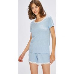 Lauren Ralph Lauren - Piżama. Niebieskie piżamy damskie marki Lauren Ralph Lauren, s, z bawełny. W wyprzedaży za 269,90 zł.