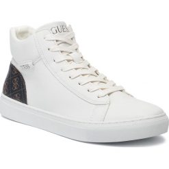 Sneakersy GUESS - Larry Hi FM8LRY FAL12 WHITE. Białe sneakersy męskie Guess, bez zapięcia. Za 499,00 zł.