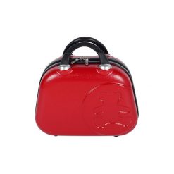 Kosmetyczki damskie: Kosmetyczka w kolorze czerwonym – (S)35 x (W)28 x (G)17 cm