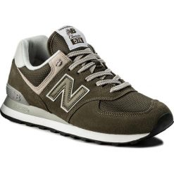 Sneakersy NEW BALANCE - ML574EGO Zielony. Zielone sneakersy męskie New Balance, bez wzorów, ze skóry, klasyczne, bez zapięcia. W wyprzedaży za 279,00 zł.