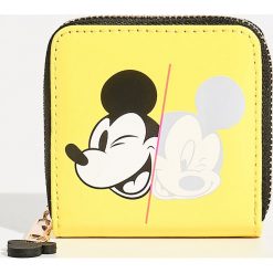 Portfel Mickey Mouse - Żółty. Żółte portfele damskie Sinsay, z motywem z bajki. Za 19,99 zł.