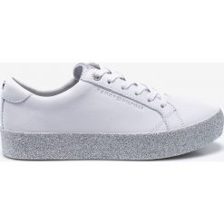 Tommy Hilfiger - Tenisówki. Szare tenisówki damskie TOMMY HILFIGER, z materiału. W wyprzedaży za 339,90 zł.
