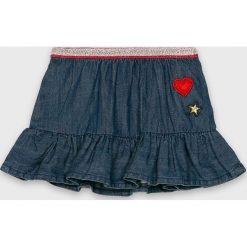 Blukids - Spódnica dziecięca 74-98 cm. Niebieskie spódniczki dziewczęce Blukids, na co dzień, bez wzorów, z bawełny, mini, proste. W wyprzedaży za 44,90 zł.