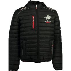 Kurtka przejściowa "Brick" w kolorze czarnym. Czarne płaszcze męskie Geographical Norway Men, xxl, z nadrukiem, bez kaptura. W wyprzedaży za 269,95 zł.