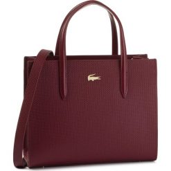 Torebka LACOSTE - S Shopper Bag NF2562CE Tawny Port C52. Czerwone torby damskie na zakupy Lacoste, ze skóry, klasyczne. W wyprzedaży za 929,00 zł.