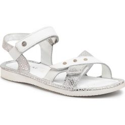 Sandały LASOCKI YOUNG - CI12-LOLA-03 White. Szare sandały dziewczęce Lasocki Young, ze skóry, bez zapięcia. Za 99,99 zł.