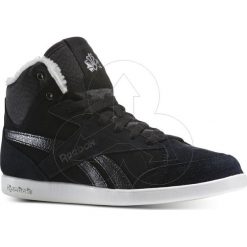 Buty damskie Reebok zima M49218. Buty sportowe damskie Reebok, bez wzorów, ze skóry, klasyczne, outdoorowe. Za 149,00 zł.