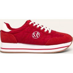 S. Oliver - Buty. Czerwone buty sportowe damskie S.Oliver, z gumy. Za 199,90 zł.