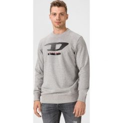 Diesel S-Gir Bluza Szary. Szare bluzy męskie Diesel, s, z nadrukiem, z bawełny, bez kołnierzyka, bez rękawów, bez kaptura. Za 533,95 zł.