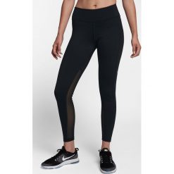 Nike - Legginsy. Czarne spodnie damskie Nike, s, z elastanu, z podwyższonym stanem. Za 379,90 zł.